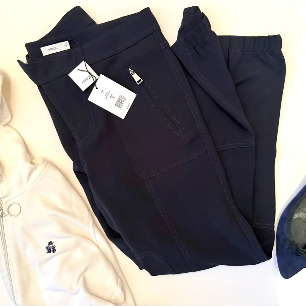 Vince NWT Midnight Blue Modern Ankle Pants - Picture 7 of 7